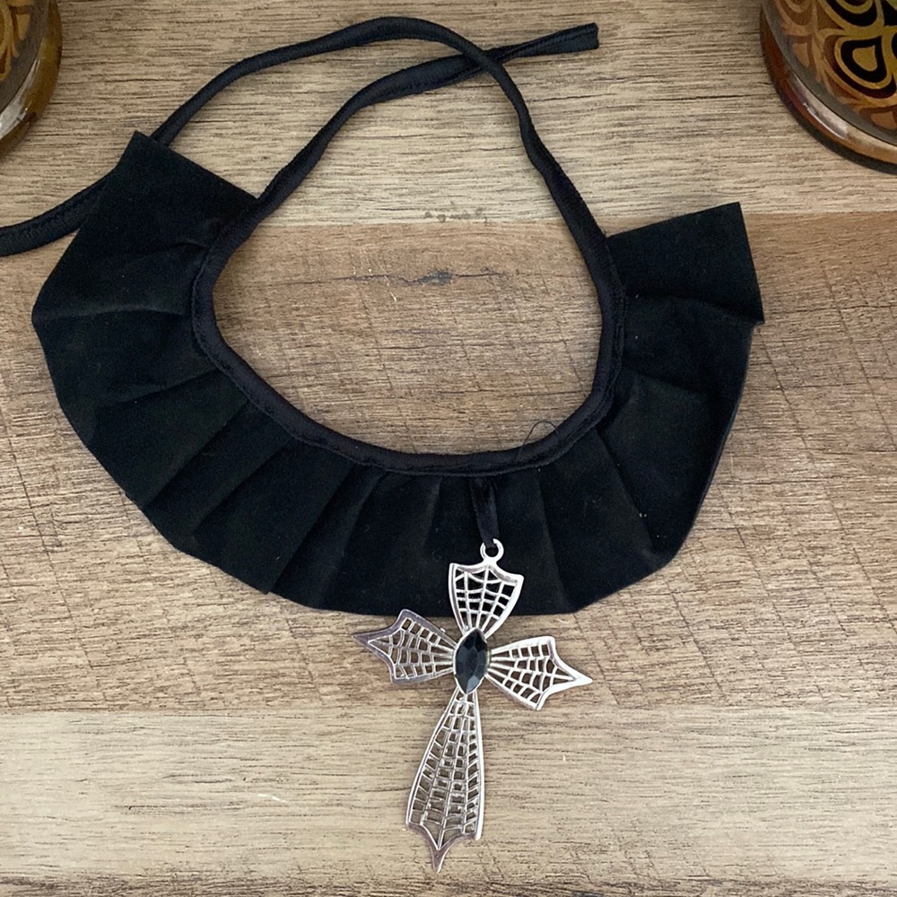 Cross choker necklace Halloween